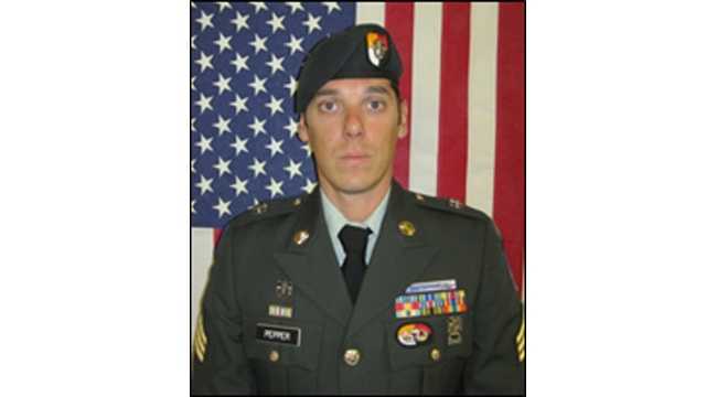 Staff Sgt. Brandon Robert Pepper, 31, of Baltimore, died during an attack on his patrol in Ghazni Province in Afghanistan, the U.S. Army said.