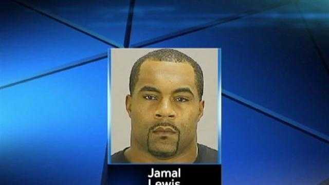 Former Baltimore Raven Jamal Lewis, 32, has been accused of child abandonment.