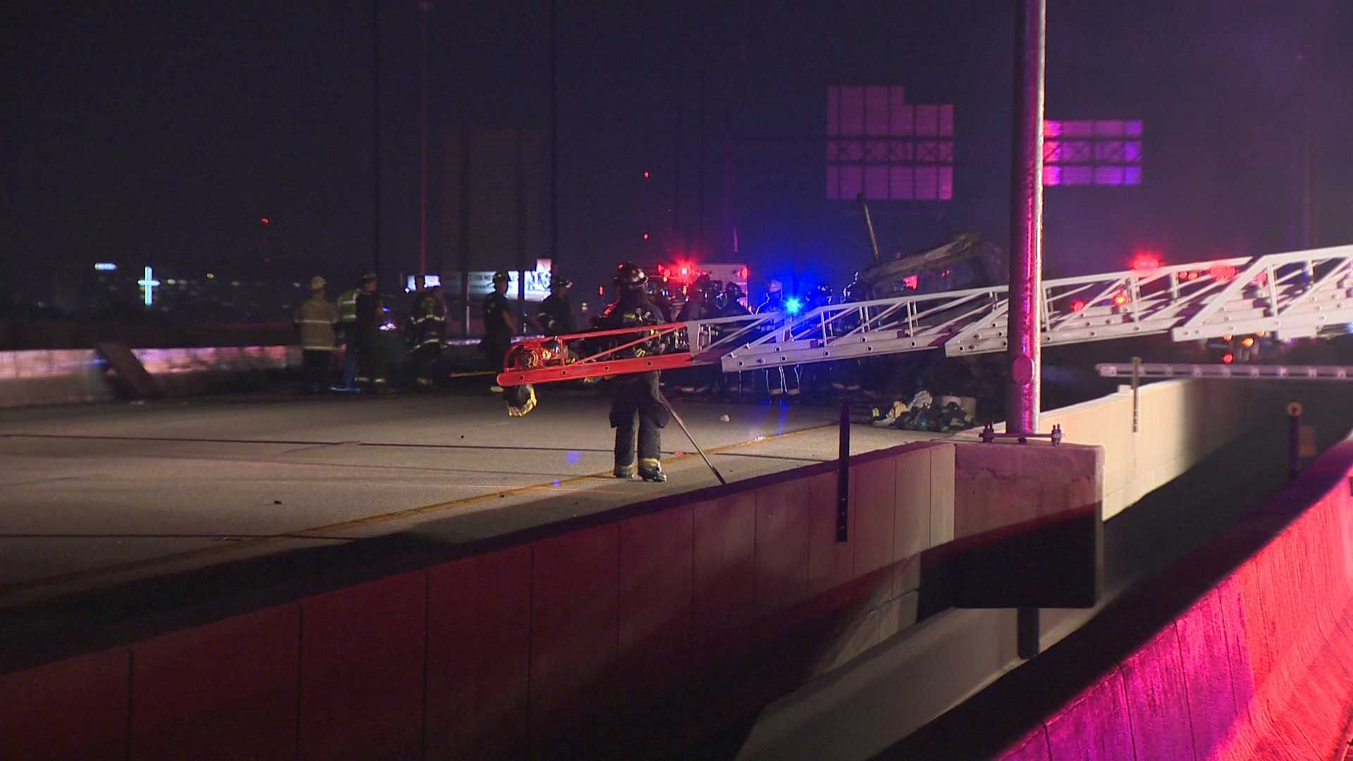 Images: Fiery Tractor-trailer Crash Kills 1 On I-95