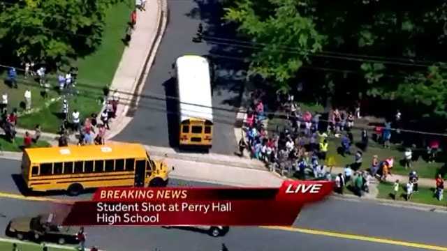 Student Shot At Perry Hall HS; Students Evacuated