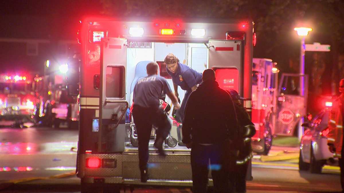 Images: Several injured in Baltimore apartment fire