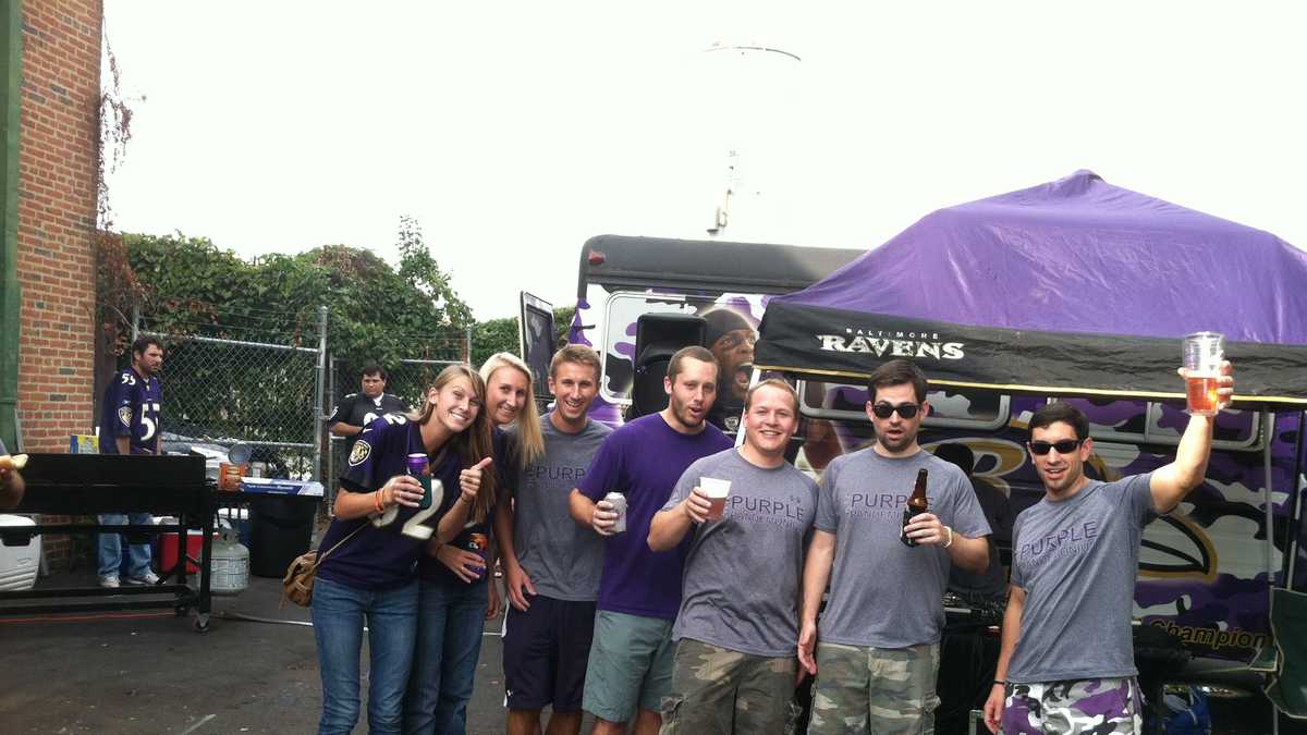 In photos Ravens fans tailgate parties rally on