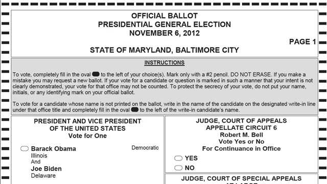 Commitment 2012: Maryland Ballot Questions