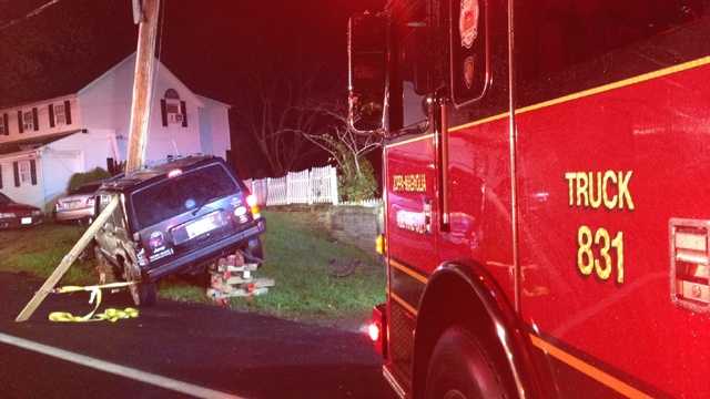 Rescuers extricate woman from SUV