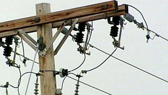 power line, electricity, power outage