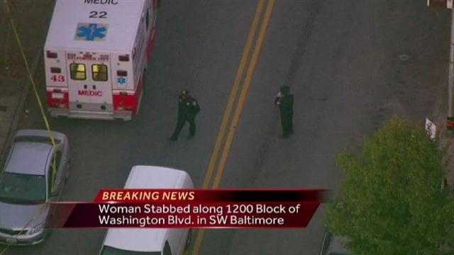 Woman stabbed in southwest Baltimore dies
