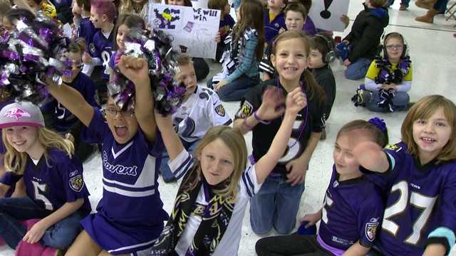 Images: Ravens fans get pumped at Purple Friday gatherings