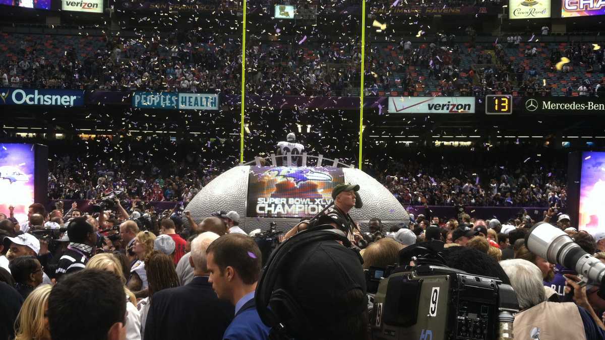 Super Bowl XLVII CHAMPS! Baltimore Ravens hold off San Francisco