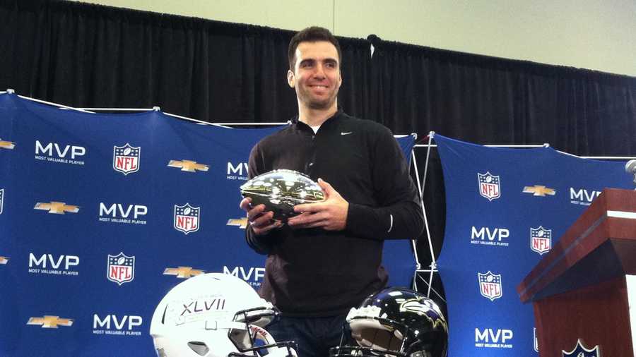 Flacco earns Super Bowl MVP award