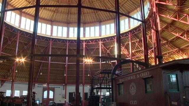 The B&O Railroad Museum's new roof is much more structurally sound, officials say.
