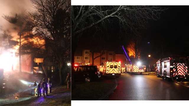 Several displaced in Columbia apartment fire