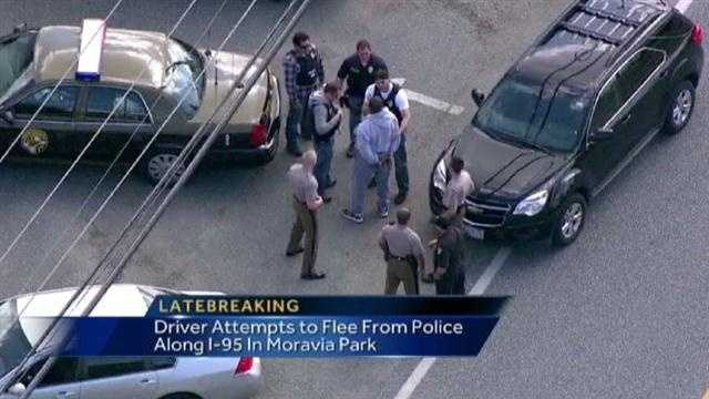 Driver leads authorities on high-speed chase