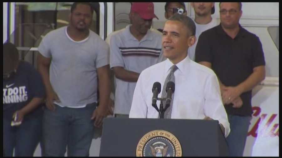 Part of his second Middle Class Jobs and Opportunity Tour, President Barack Obama was in Baltimore Friday.