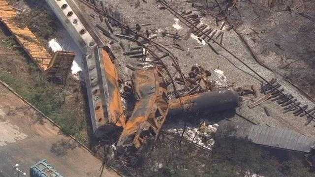 Truck driver charged in train derailment