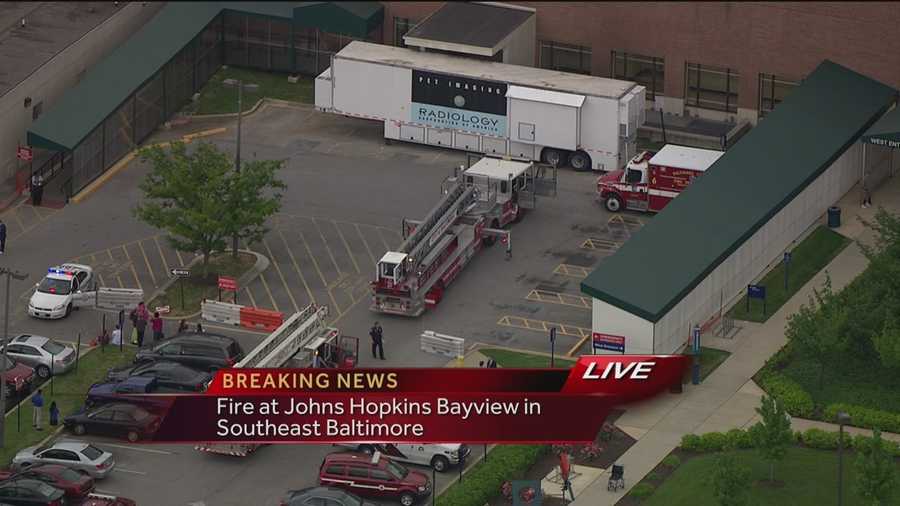 Electrical Fire Ignites At Johns Hopkins Bayview