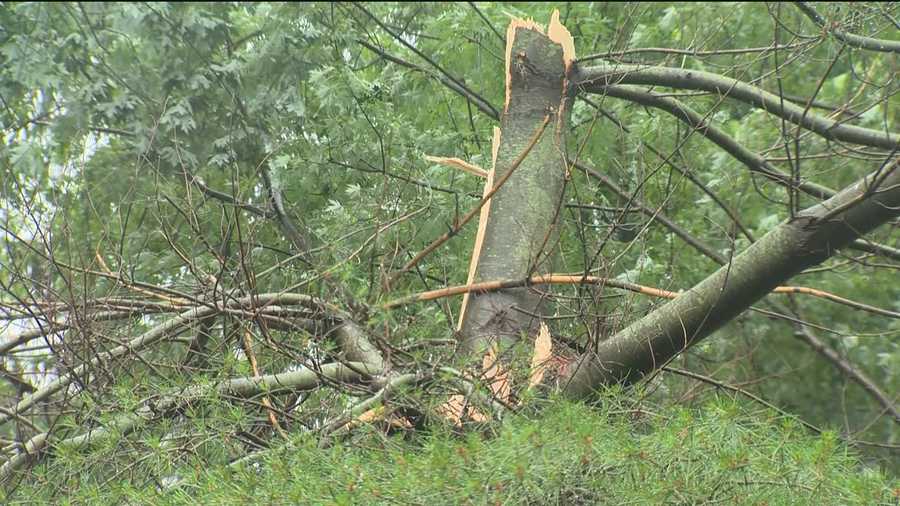 The weather service warned of another round of severe weather on Thursday after storms rolled through in the morning, more are expected to hit again in the late afternoon and evening.