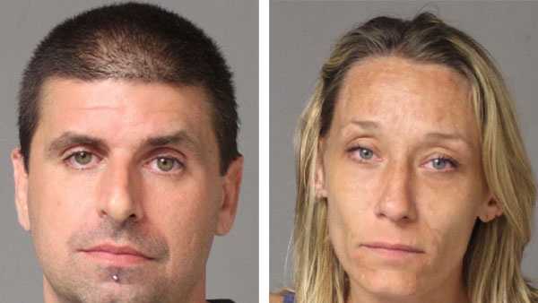 Police say Paul Anthony Wilson and Kelly Lynn Stevens were arrested in connection with theft.