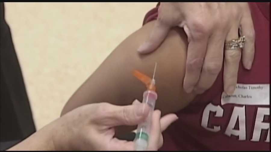 Besides pencil and paper, administrators want to make sure students show up on the first day of school with proof that they've been immunized.