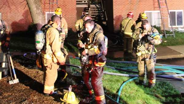 Images: Columbia apartment fire displaces residents