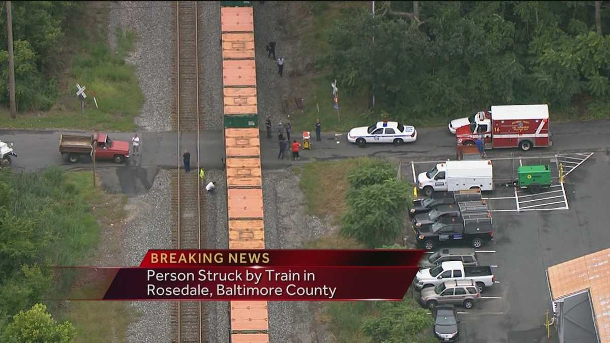 Woman struck, killed by train in Rosedale area