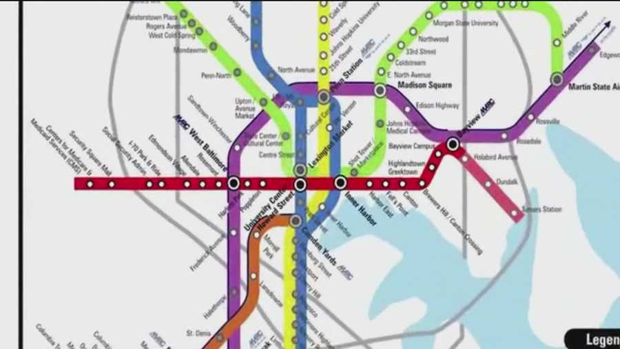 Light Rail Schedule Baltimore Southbound Weekday