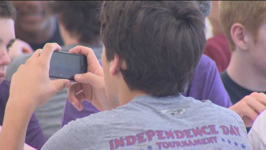 Texting, talking and surfing on cellphones is no longer an issue for Howard County students during the school day.