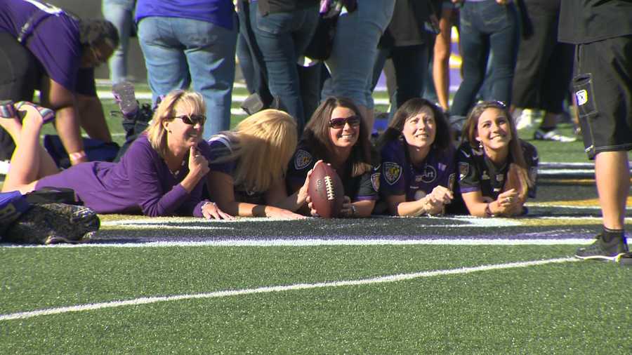 Women gather for night of football and Baltimore Ravens for 'A Purple  Evening' at M&T Bank Stadium 