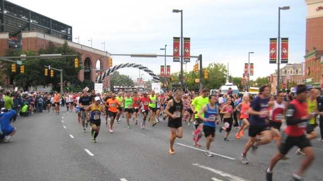 Baltimore Running Festival start times moved up