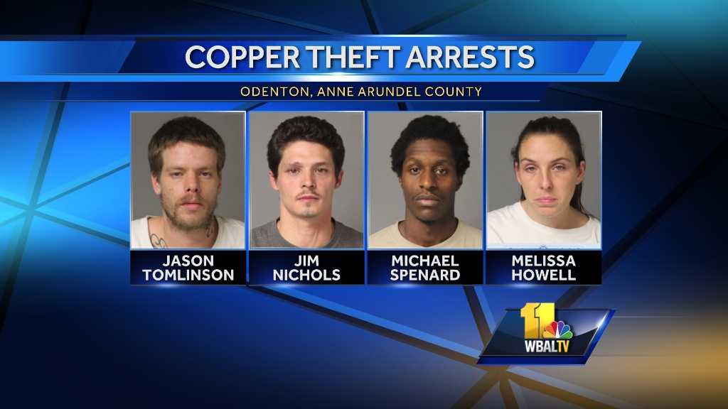 Copper wire theft caused power outage in Odenton