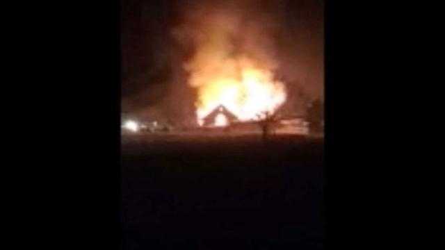 Viewer video of Lineboro fire