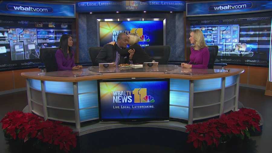Stan Stovall says goodbye to the 11 News Today morning show crew.