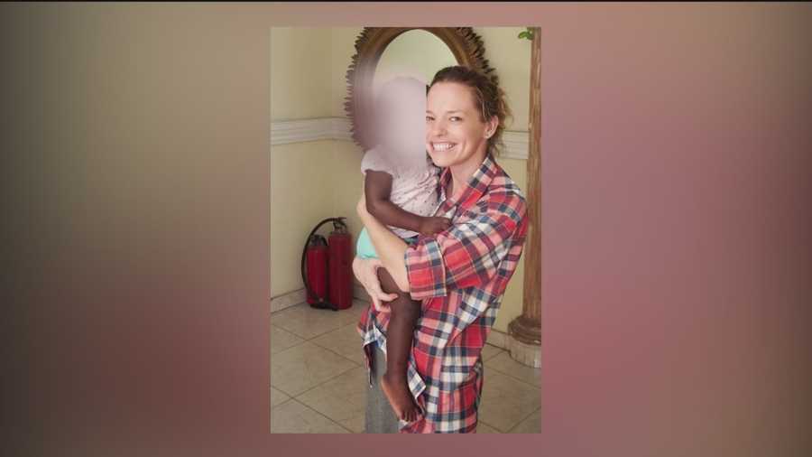 An Annapolis couple is struggling to bring home their adoptive daughter from the Democratic Republic of Congo.