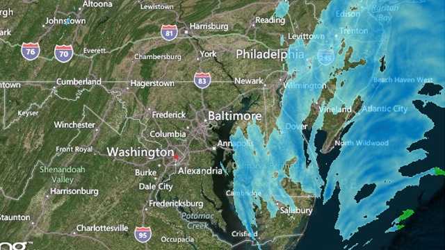 Snow Moves Out As Bitter Cold Wind Move In