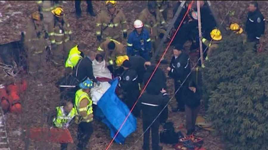 Twenty firefighters and other emergency personnel were called to a neighborhood in Pasadena where they found the girl stuck in the well that was 3 feet in diameter.