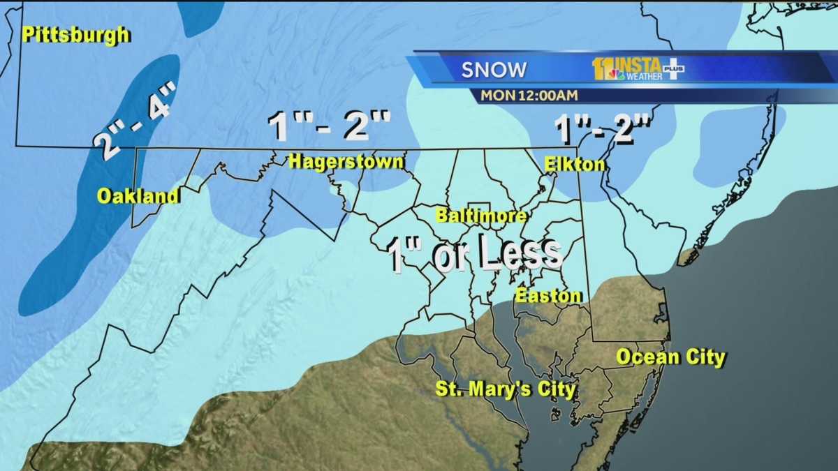 Snow tapers off Sunday; more coming later in week