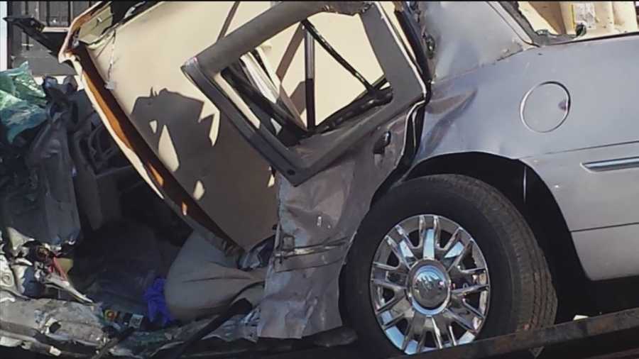 1 dead, 12 hurt in west Baltimore crash