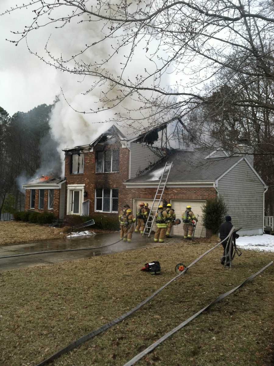 In photos Severn house fire