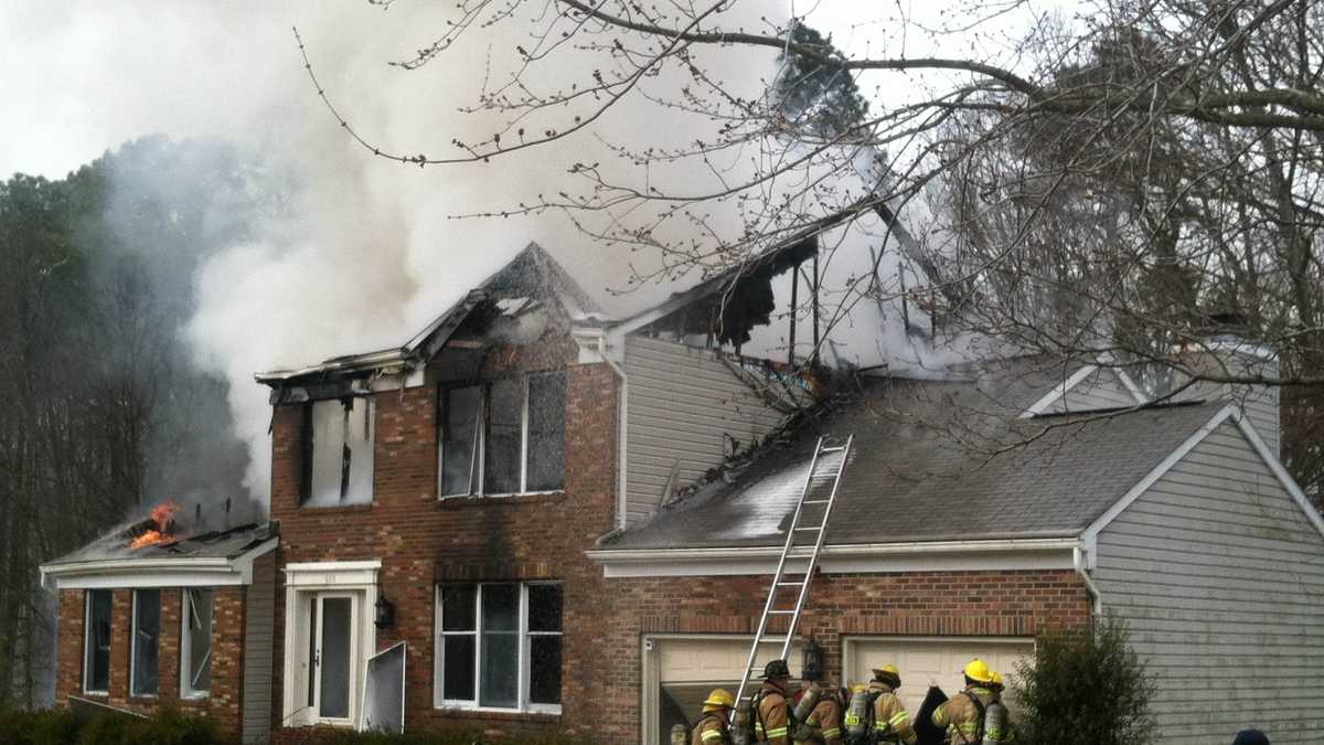 In photos Severn house fire