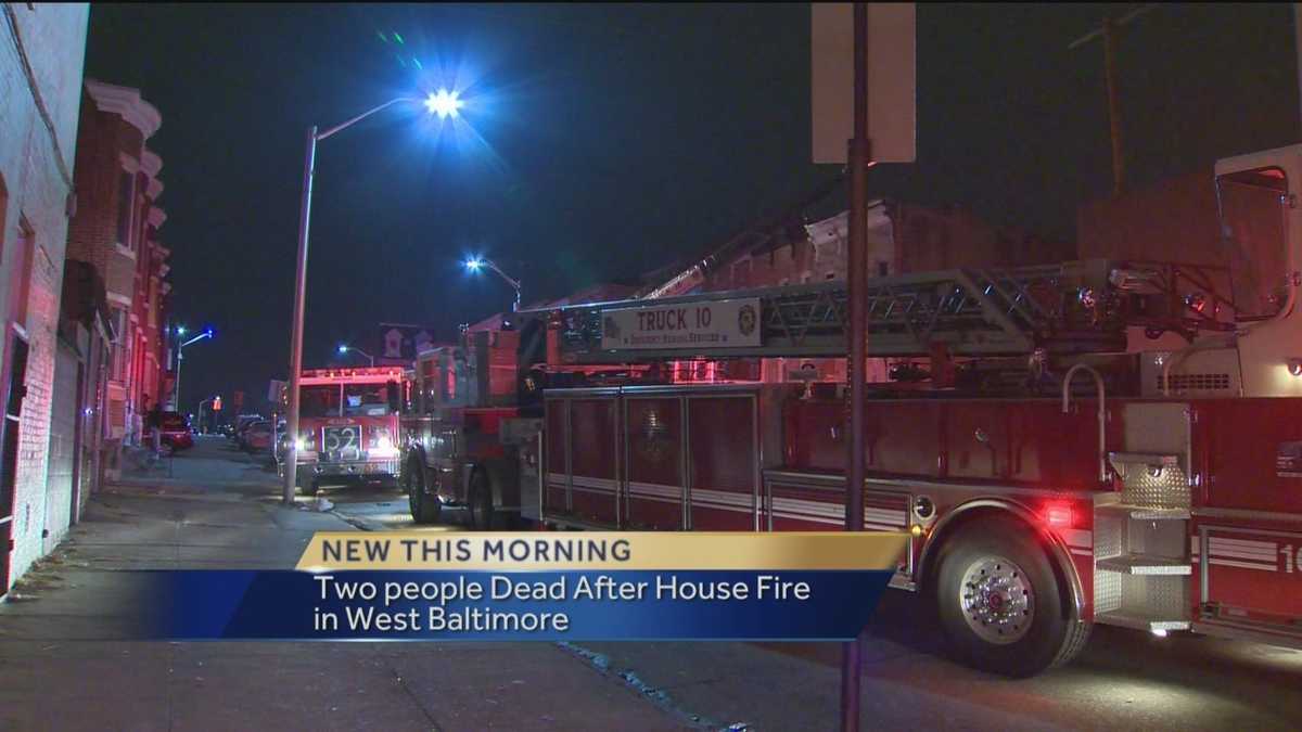 2 killed, 1 critically injured in west Baltimore fire