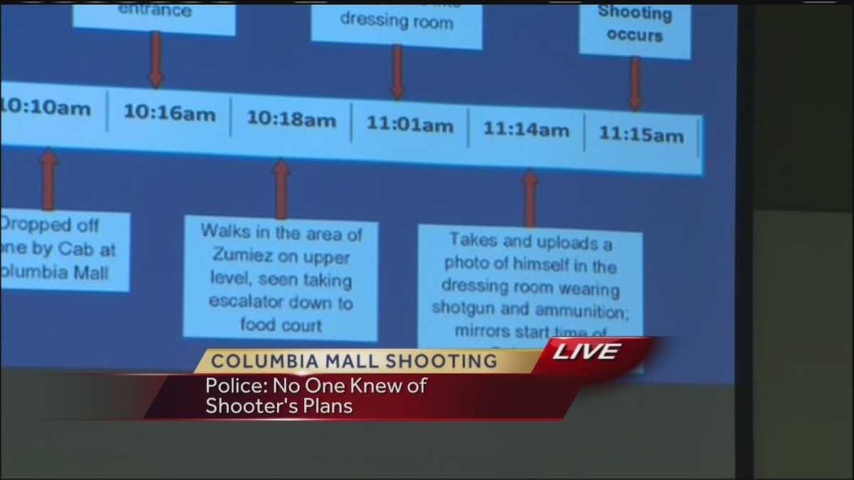 Photos: Howard County police show Columbia mall shooting timeline