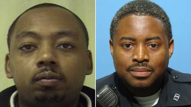 Gregg Thomas (left), Sgt. Keith McNeill (right)