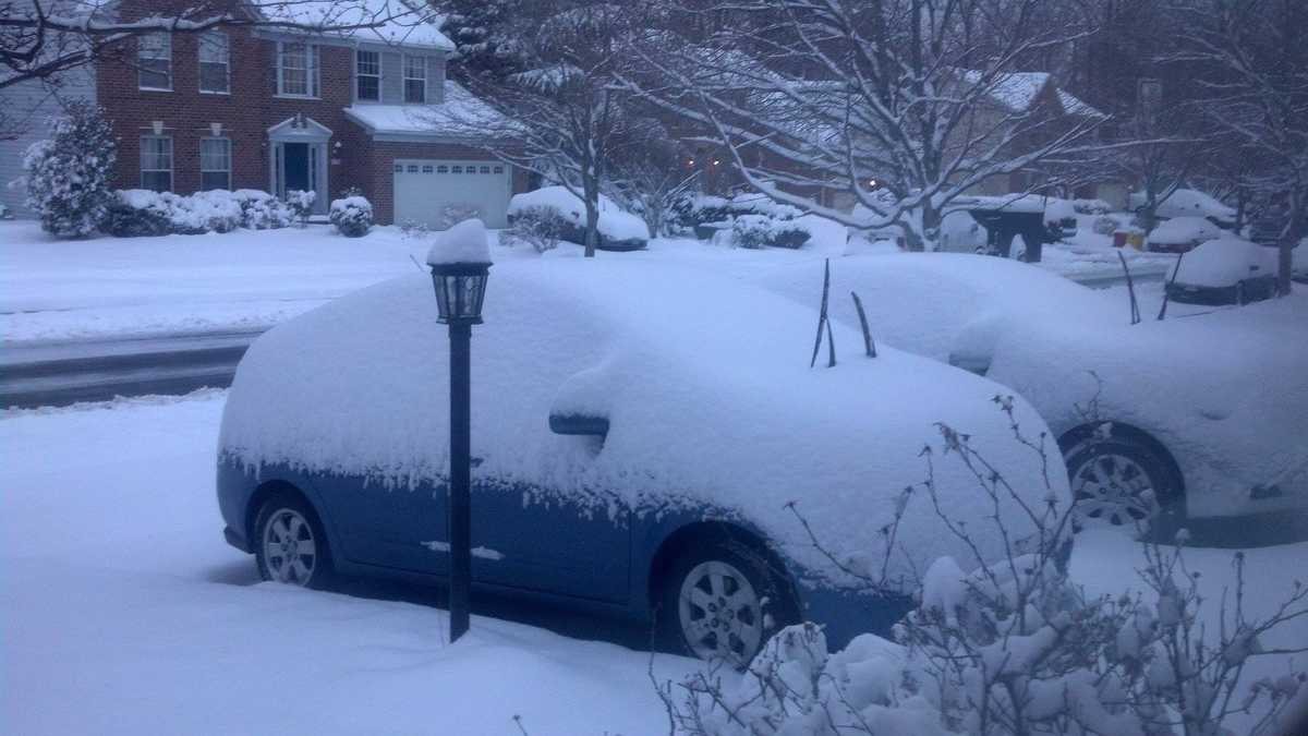 St. Patrick's Day snow photos