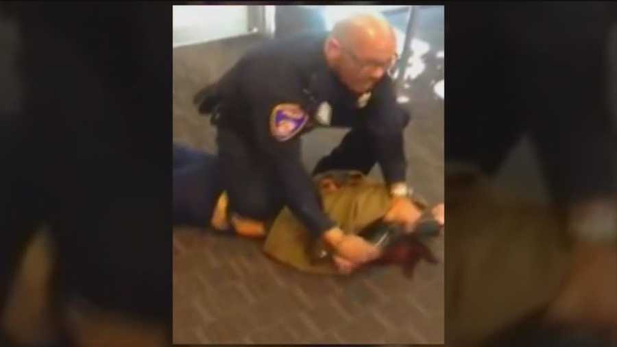 The quiet confines of a public library erupted into chaos during a confrontation between a security officer and a teenager, and it was all captured on video.