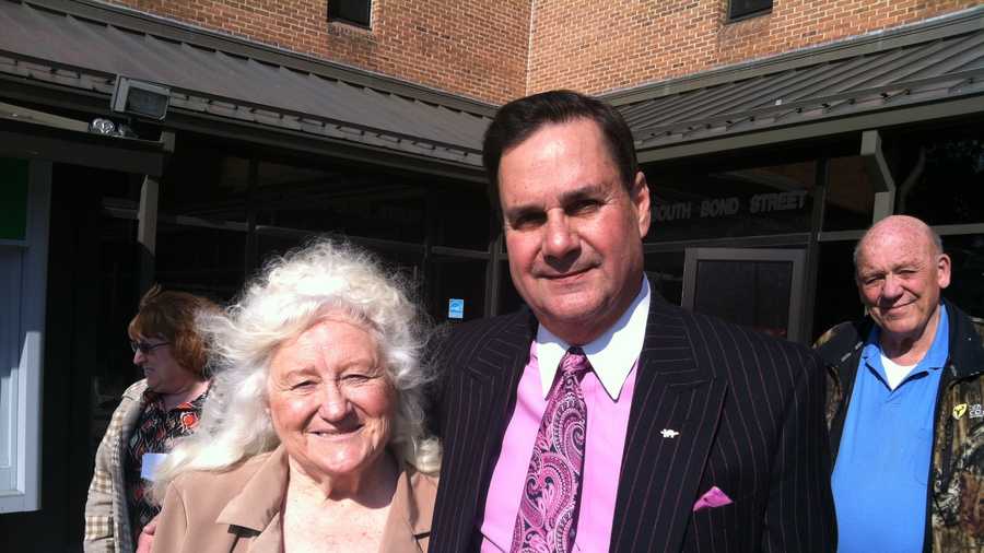 Mary Root and her lawyer, Ronald Parker