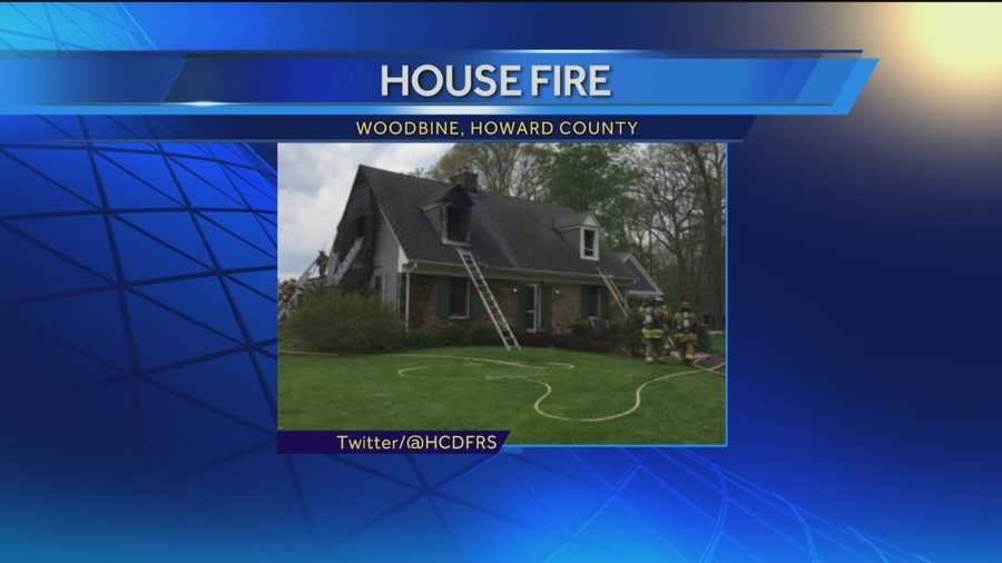 Fire destroys home in Howard County