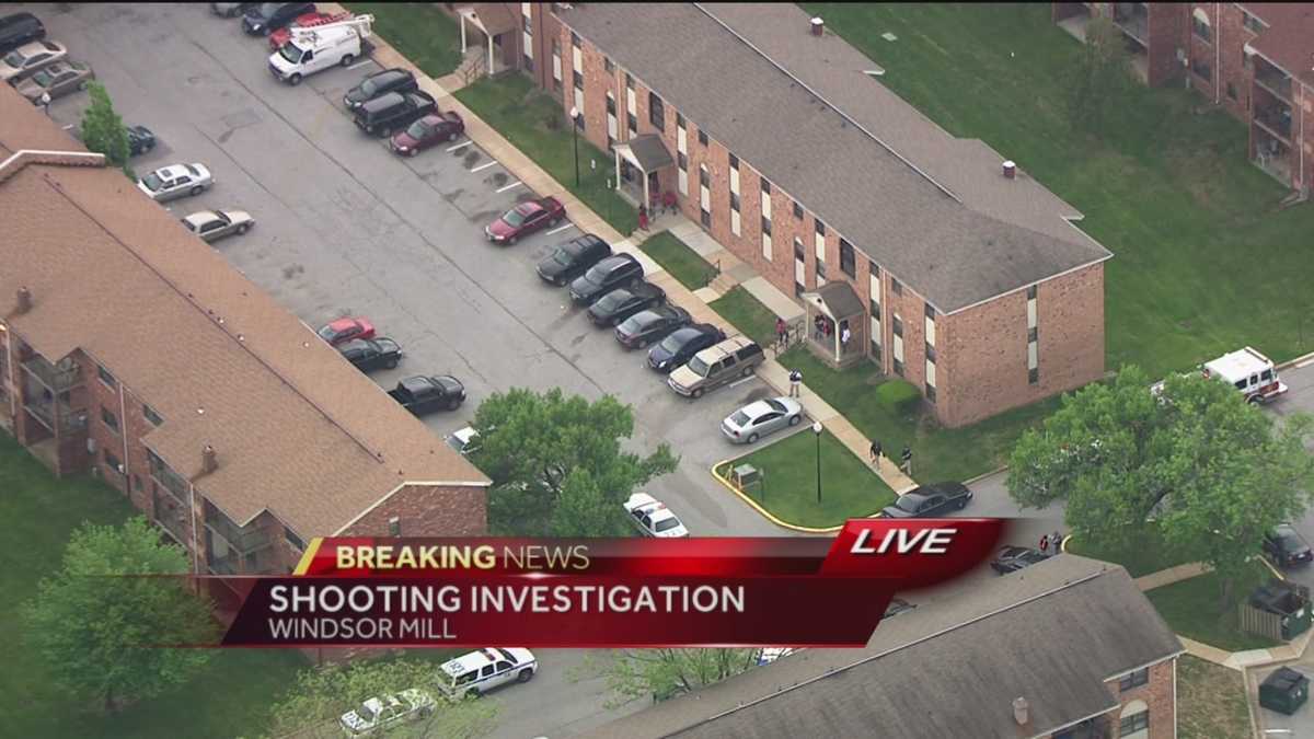 Man shot in Windsor Mill; Several suspects sought