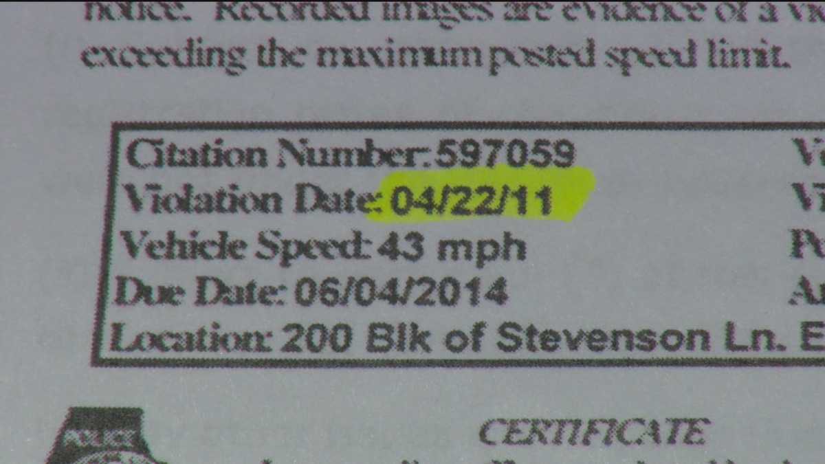 Drivers get speed camera tickets years after alleged offenses