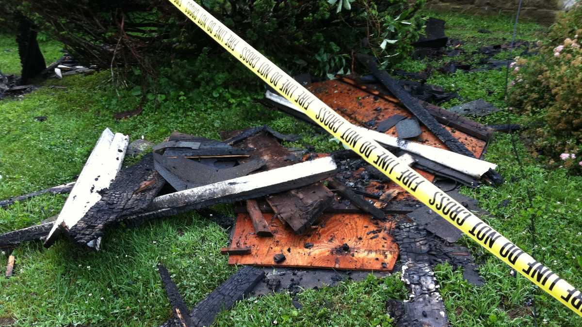 Storms, lightning cause damage in Baltimore area