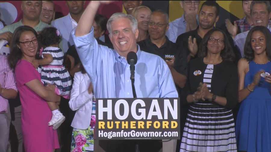 Republican gubernatorial candidate Larry Hogan