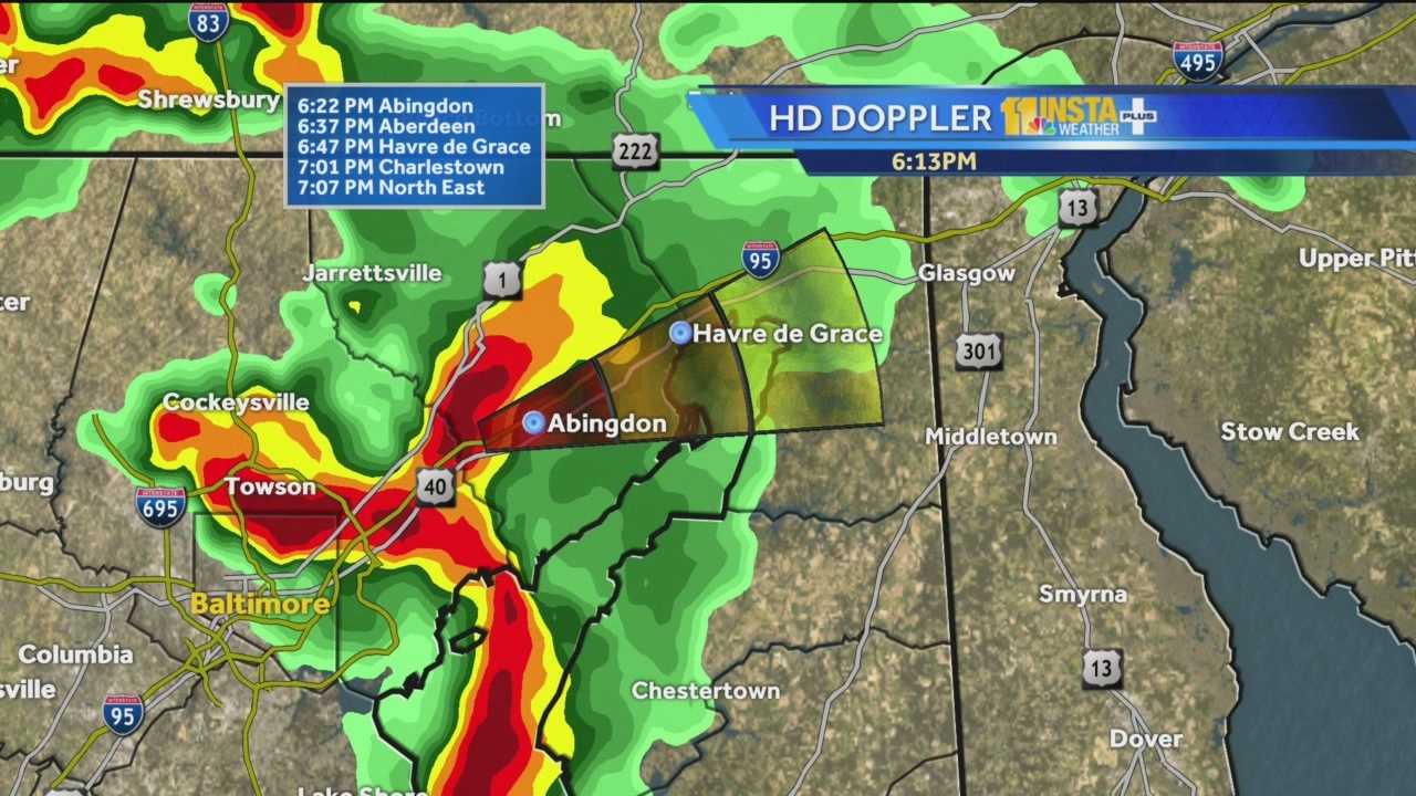 Severe Storms Rumble Through Md.